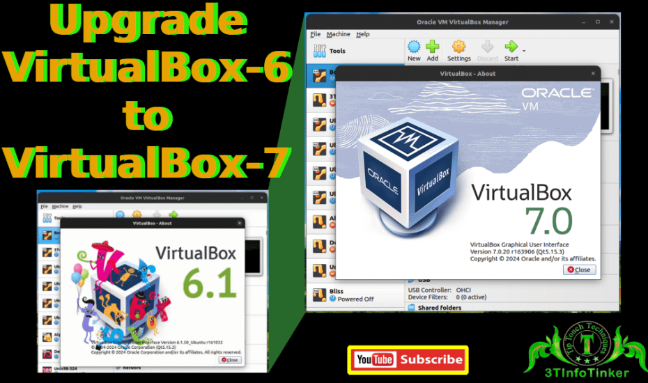 Upgrade VirtualBox-6 to VirtualBox-7